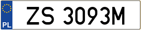 Truck License Plate